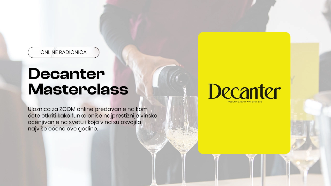 Decanter Masterclass – Online radionica